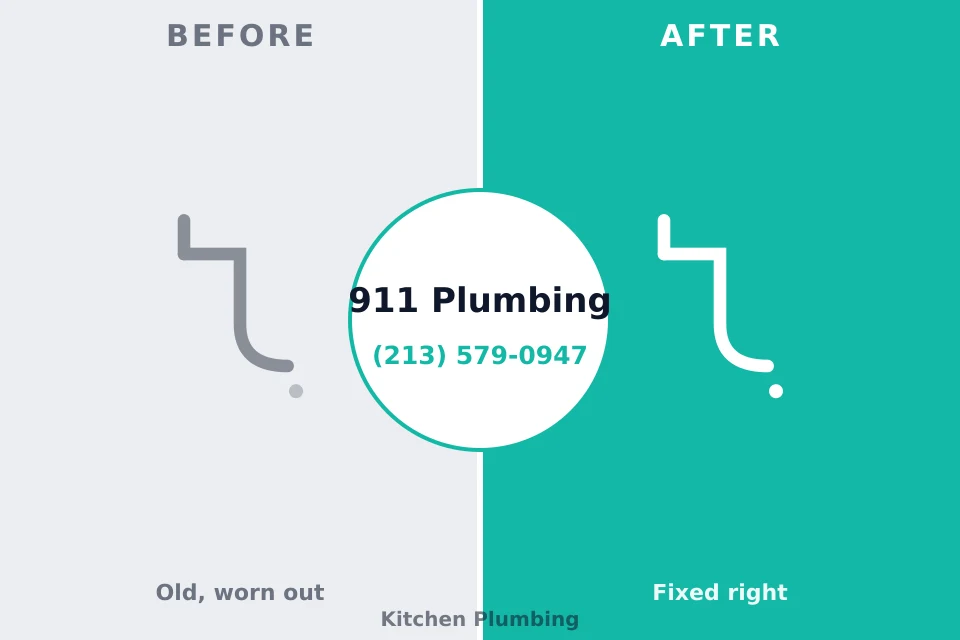 Before and after: plumbing company Mountain Iron, MN